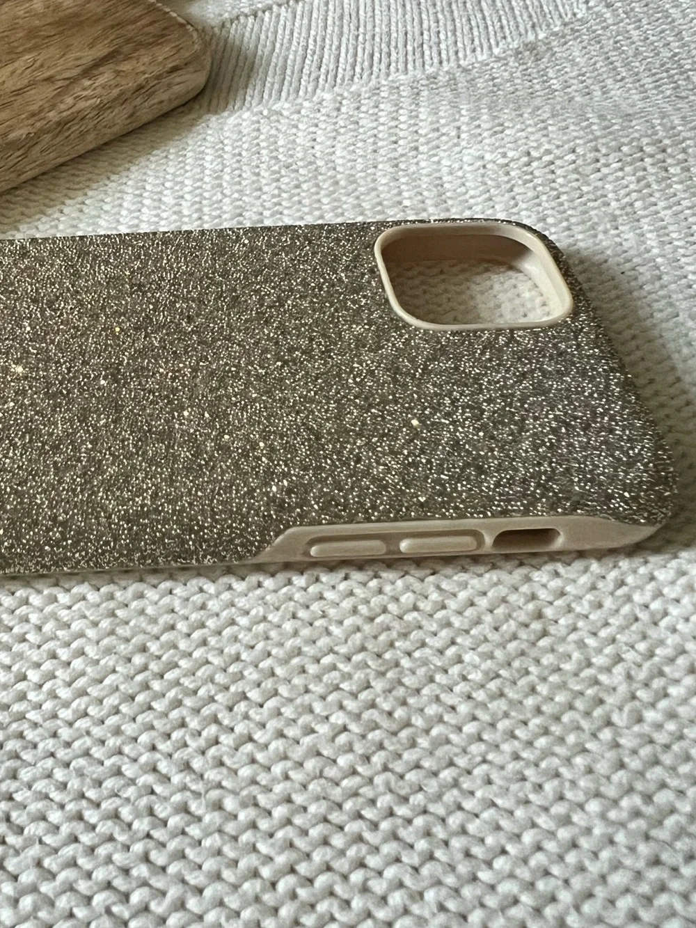 Swarovski | Gold Glitter iPhone 15 Pro Case